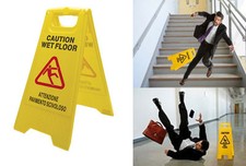 Segnale pericolo pavimento