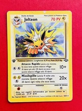 Lotto Carte Pokemon Jolteon 4/64 Jungle Holo Prima Edizione
