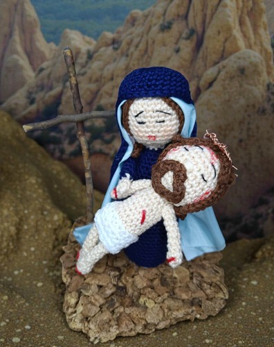 Pietà fatta mano - pietà, a
