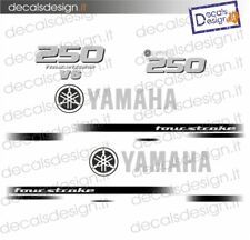 Adesivi motore marino fuoribordo Yamaha 200 2018 white gommone barca stickers