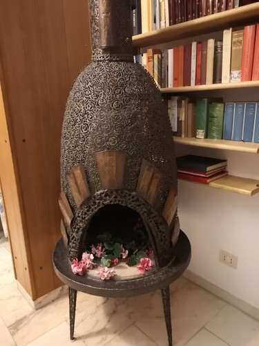 Stufa ferro battuto - lavorata, a