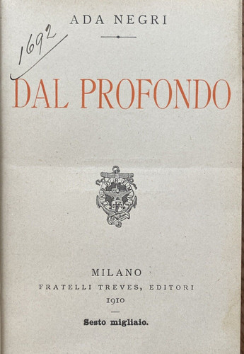 Ada negri dal profondo - ada, -dal