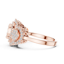 Anello Promessa Corona Alta