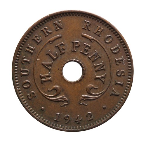 Rhodesia half penny - -,