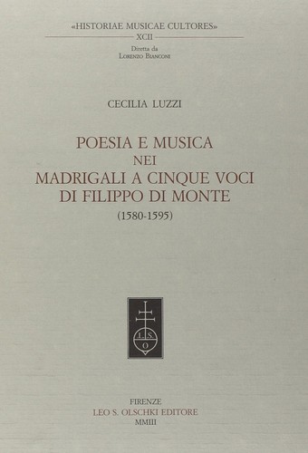 Poesia musica nei - e, madrigali