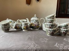 Servizio da té inglese The Hunter by Myott made in England 