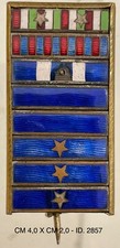 VALOR MILITARI BARRETTE NASTRINI PER ABITO CIVILE DISTINTIVO REGIO ESERCITO 