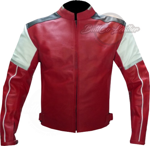 Giacca moto biker uomo vera - giacca,