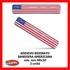 ADESIVO RESINATO BANDIERA AMERICANA conf. 2 pz. AMERICAN FLAG