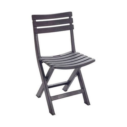 Sedia pieghevole plastica - sedia, in