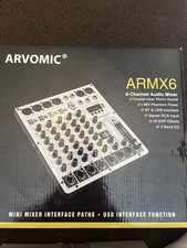 Dj- Set MIXER Mini Mixer ARMX6