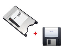 Adattatore PCMCIA per scheda flash compatta CF per Amiga 600 1200 + driver