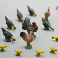 22x Lineol Statuetta Uccello