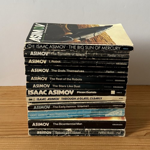 Isaac asimov books - asimov, vintage