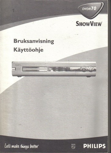 Philips dvdr registratore - dvdr, 70