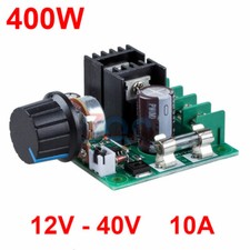 PWM Driver Motore Dimmer regolatore di velocità 12v-40v DC 12v 24v 36v 10A 400w