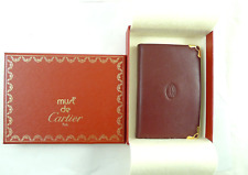 VINTAGE MUST DE CARTIER LUXURY AGENDA PELLE NUMERI TELEFONO SCATOLA E ACCESSORI