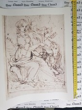 STAMPA  pittore LEONARDO DA