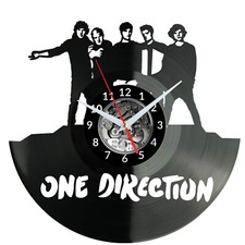 OROLOGIO IN VINILE DA PARETE SU LP 33 GIRI ONE DIRECTION REALIZZATO A MANO