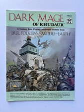 Dark Mage of Rhudaur ICE #8013 1989 MERP RPG Modulo Completo Tolkien Rolemaster