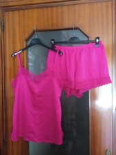 Completo intimo rosa con pizzo Tezenis donna