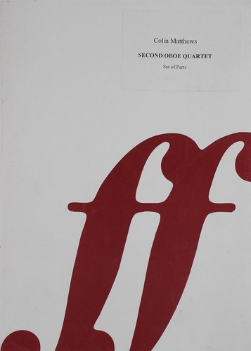 Oboe quartet parts - quartet,