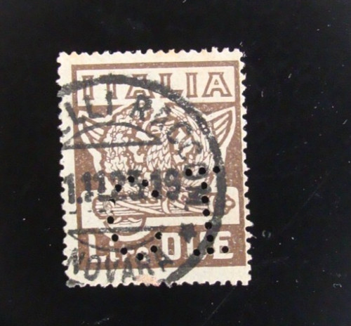 Perfin perforato francobolli - perfin,