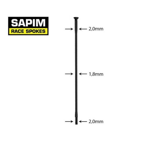 28x straight pull - straight, 242mm-310mm