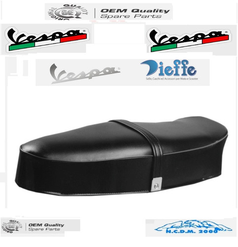 Sella lunga nera sedile - nera,