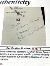 Rockwell Signed The Adventures