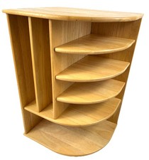 Scaffale organizer angolare in