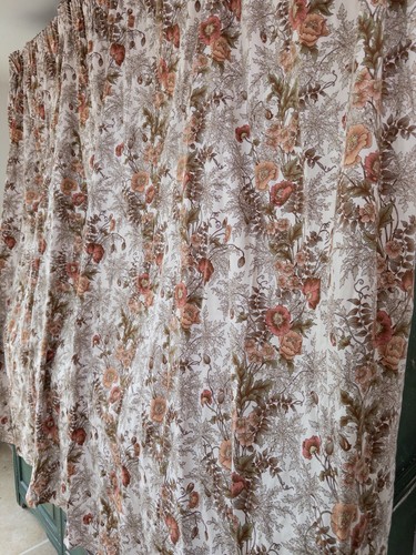 Tende floreali vintage anni - , 70
