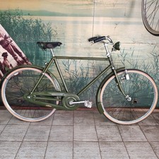 Bicicletta Taurus uomo verde oliva restaurata anni ’50-’60