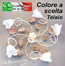 PLAFONIERA IN FERRO BATTUTO 5