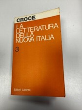 Libro La letteratura della nuova Italia volume 3 1973
