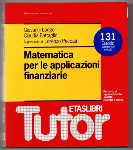Matematica per applicazioni - le,