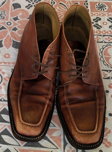 Scarpe campanile pelle - scarpe, marrone