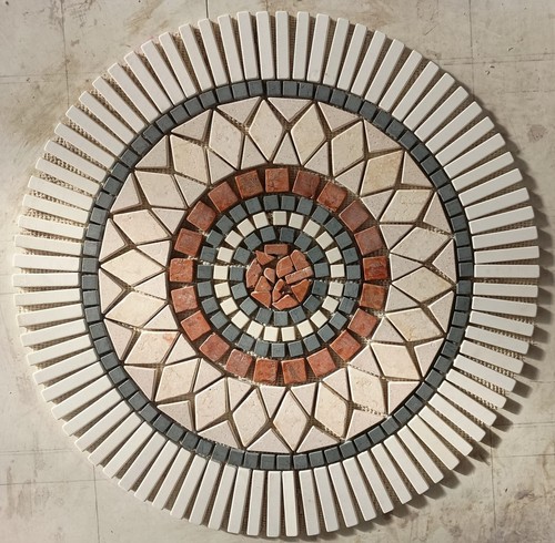 Antico rosone mosaico anticato - antico,