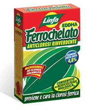 FERROCHELATO FERRO con EDDHA per PIANTE ANTICLOROSI RINVERDENTE GR.500 LINFA