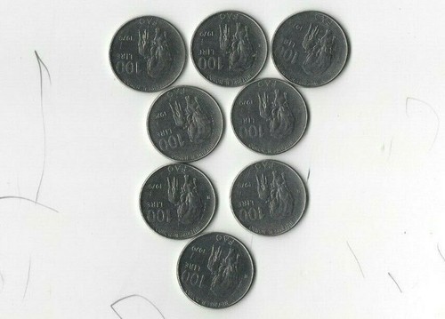 Monete nichel lire 100 fao - 8,