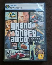 Rockstar Gramd Theft Auto IV, giochi per PC Windows DVD *Completo di scatola *Testato