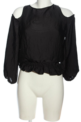 Camicia bershka scivolata nera - camicia,