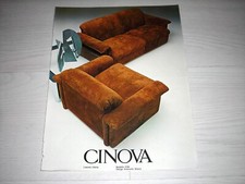 CINOVA POLTRONE/DIVANI MOD.2700 DESIGN ANTONELLO MOSCA 1974 pubblicità/advertisi