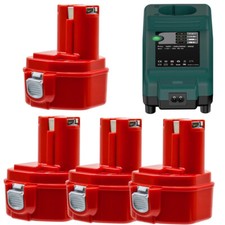 4x Batteria 12V 5000mAh per Makita PA12 1220 1222 1233 1234 1235F 6270D 192598 5,0Ah