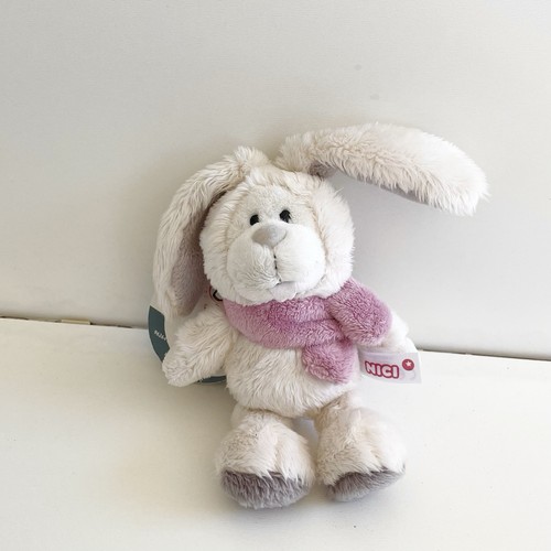 Peluche lapin nici - 15cm, neuve