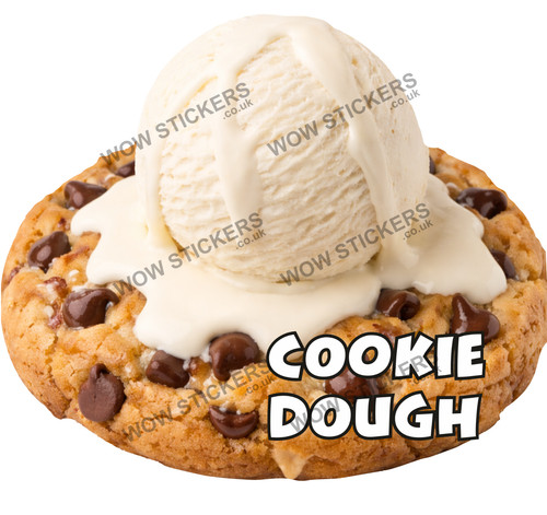 Adesivo furgone gelato impasto - gelato,