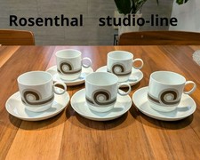 Set 5 piattini tazza Rosenthal