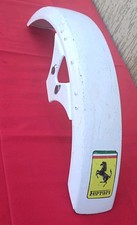 PARAFANGO ANTERIORE IN FERRO BIANCO PER CICLOMOTORE D'EPOCA - ORIGINALE D'EPOCA