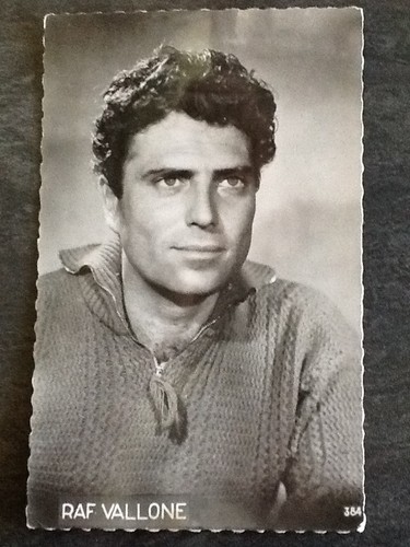 Raf vallone acteur - cp,