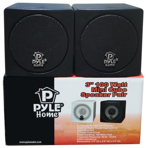 Coppia casse cubo pyle - di,